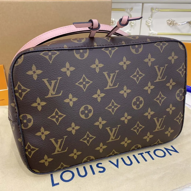 LV M44022 Louis Vuitton MM NéONOé Taška Monogram Růžová
