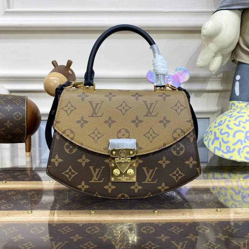 LV M46548 Louis Vuitton Tilsitt Monogram Kabelka Žlutá