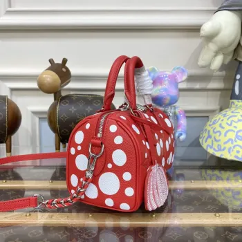 LV M46411 Louis Vuitton LV x YK Speedy Bandoulière 20 Taška Červená