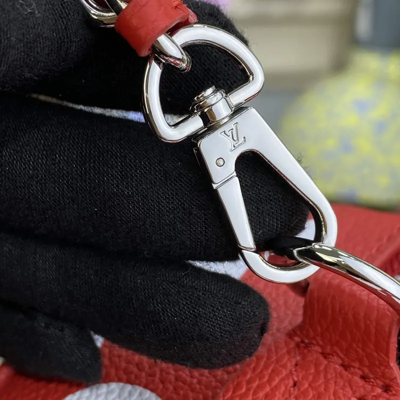 LV M46411 Louis Vuitton LV x YK Speedy Bandoulière 20 Taška Červená