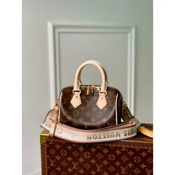 LV M46222 Louis Vuitton Speedy Bandoulière 20 Béžová
