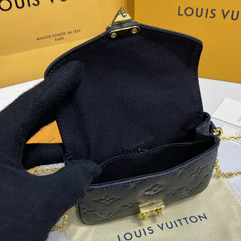 LV M81407 Louis Vuitton Micro Métis Taška Černá