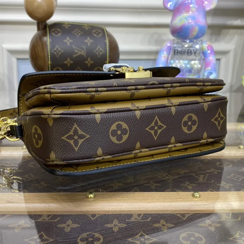 LV M46279 Louis Vuitton Pochette Métis East West Taška žlutá květina