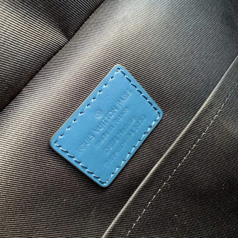 LV M44752 Louis Vuitton Soft Trunk Malý Batoh Modrý