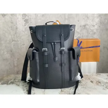 LV M50159 Louis Vuitton Christopher PM Epi Černá