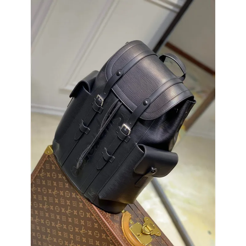 LV M53413 Louis Vuitton LV x Supreme Batoh Černý