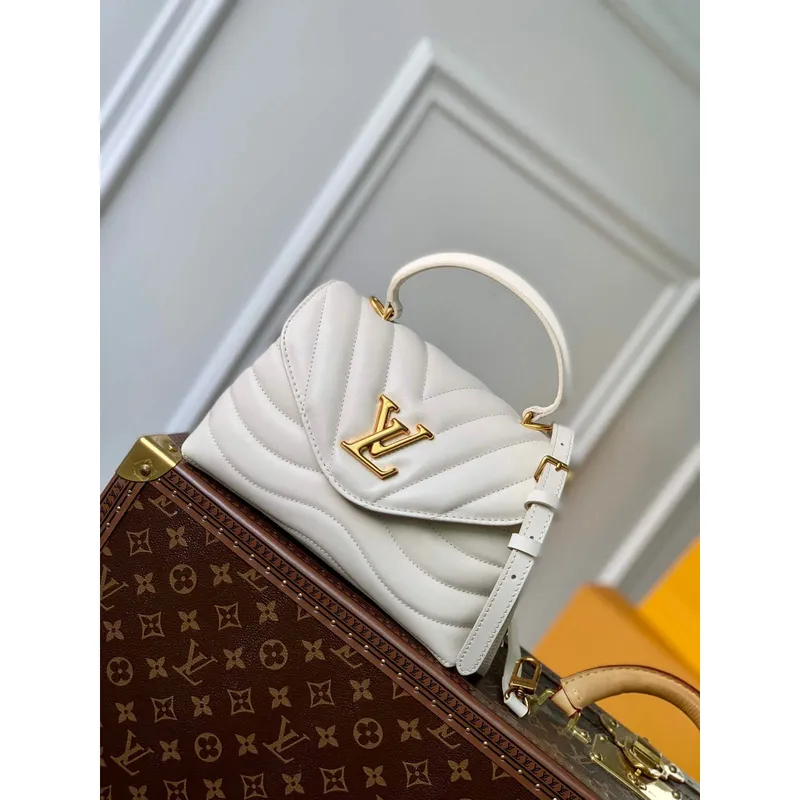 LV M21797 Louis Vuitton Hold Me Taška s horním madlem Ivoire Bílá