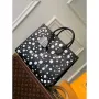 LV M46389 Louis Vuitton LV x YK OnTheGo MM Taška Černá Bílá