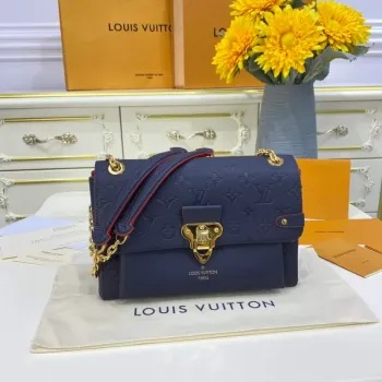 LV M52271 Louis Vuitton Vavin PM Kabelka přes rameno Námořnická modrá a červená