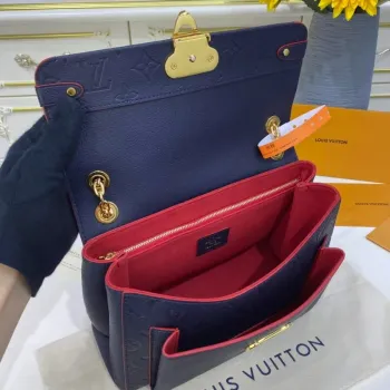 LV M52271 Louis Vuitton Vavin PM Kabelka přes rameno Námořnická modrá a červená
