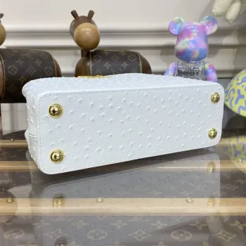 LV N81523 Louis Vuitton Capucines BB Kabelka Bílá