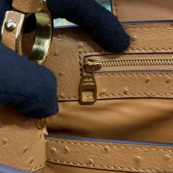 LV N81279 Louis Vuitton Capucines MM Kabelka Hnědá