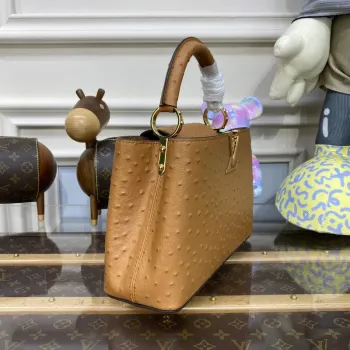 LV N81523 Louis Vuitton Capucines BB Kabelka Hnědá