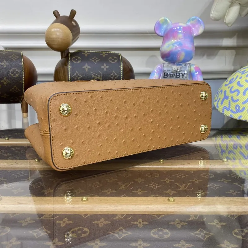 LV N81523 Louis Vuitton Capucines BB Kabelka Hnědá