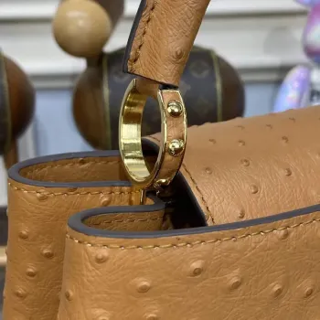 LV N81523 Louis Vuitton Capucines BB Kabelka Hnědá