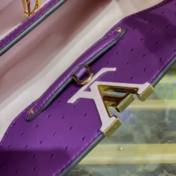 LV N81279 Louis Vuitton Capucines MM Kabelka Fialová