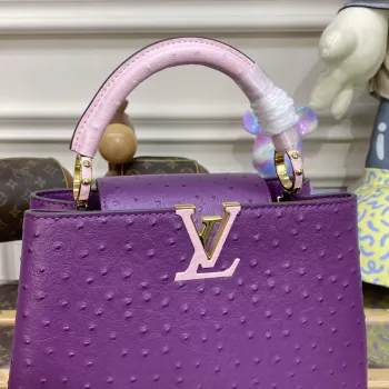 LV N81523 Louis Vuitton Capucines BB Kabelka Fialová
