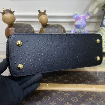 LV N81279 Louis Vuitton Capucines MM Kabelka Černá