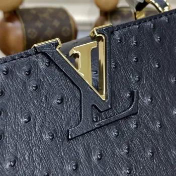 LV N81279 Louis Vuitton Capucines MM Kabelka Černá