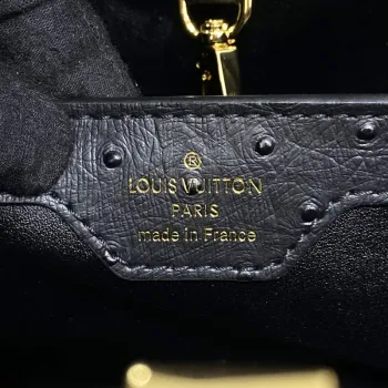 LV N81279 Louis Vuitton Capucines MM Kabelka Černá