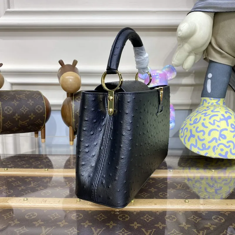 LV N81523 Louis Vuitton Capucines BB Kabelka Černá