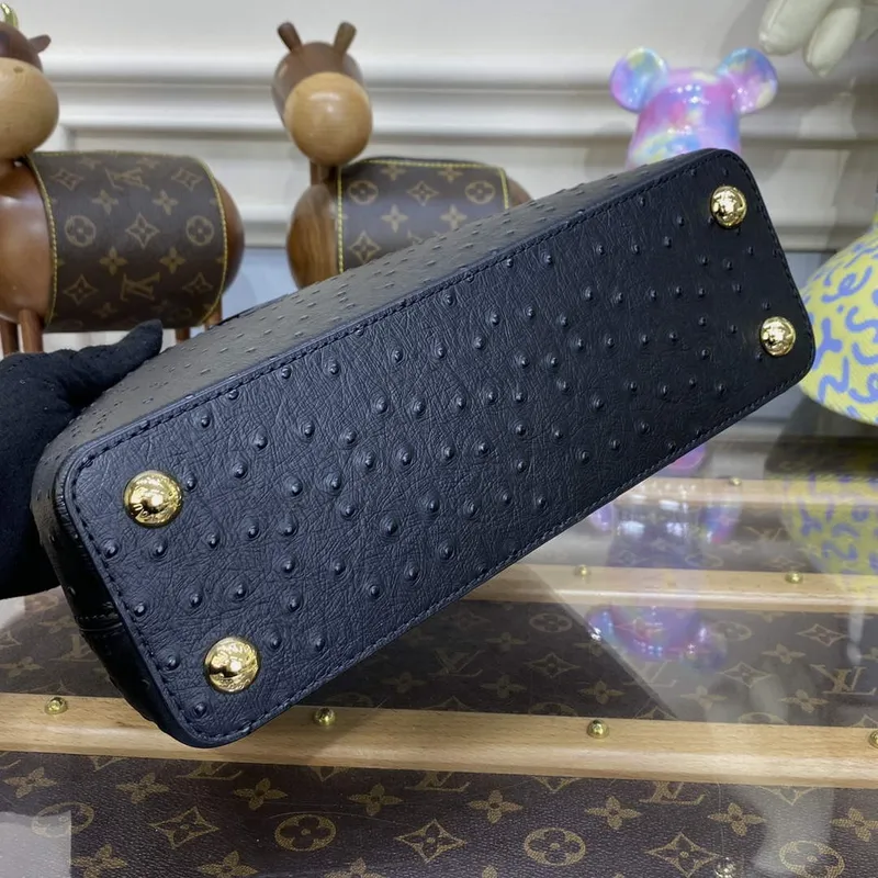 LV N81523 Louis Vuitton Capucines BB Kabelka Černá