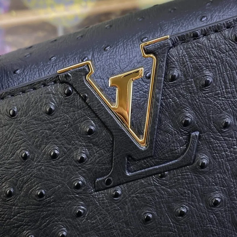 LV N81523 Louis Vuitton Capucines BB Kabelka Černá