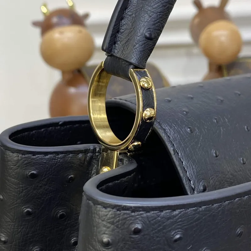 LV N81523 Louis Vuitton Capucines BB Kabelka Černá