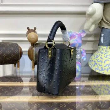 LV N81523 Louis Vuitton Capucines Mini Kabelka Černá