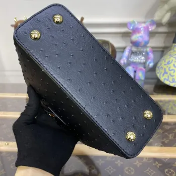 LV N81523 Louis Vuitton Capucines Mini Kabelka Černá