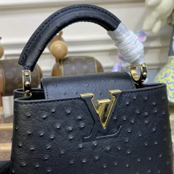 LV N81523 Louis Vuitton Capucines Mini Kabelka Černá