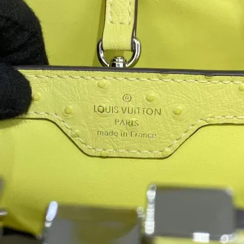 LV N81279 Louis Vuitton Capucines MM Kabelka citronově žlutá