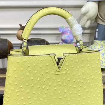 LV N81523 Louis Vuitton Capucines BB Kabelka citronově žlutá