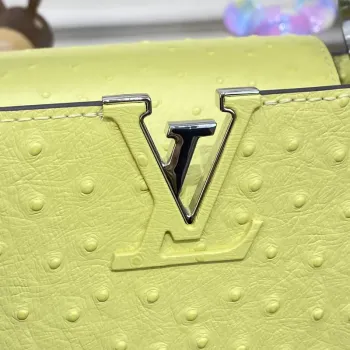 LV N81523 Louis Vuitton Capucines BB Kabelka citronově žlutá