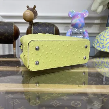 LV N81523 Louis Vuitton Capucines Mini Kabelka citronově žlutá