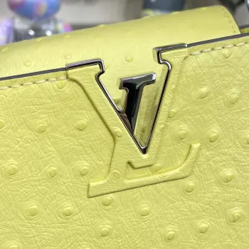 LV N81523 Louis Vuitton Capucines Mini Kabelka citronově žlutá