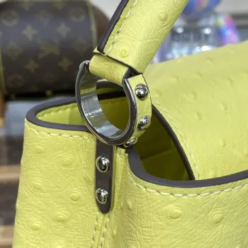 LV N81523 Louis Vuitton Capucines Mini Kabelka citronově žlutá
