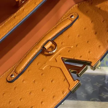 LV N81279 Louis Vuitton Capucines MM Kabelka Oranžová