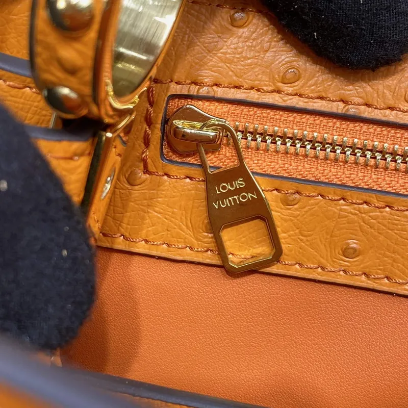 LV N81279 Louis Vuitton Capucines MM Kabelka Oranžová