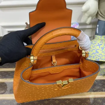 LV N81523 Louis Vuitton Capucines BB Kabelka Oranžová