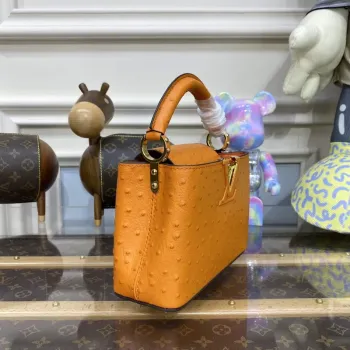 LV N81523 Louis Vuitton Capucines Mini Kabelka Oranžová
