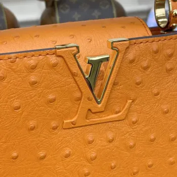 LV N81523 Louis Vuitton Capucines Mini Kabelka Oranžová