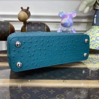 LV N81523 Louis Vuitton Capucines BB Kabelka modro-zelená