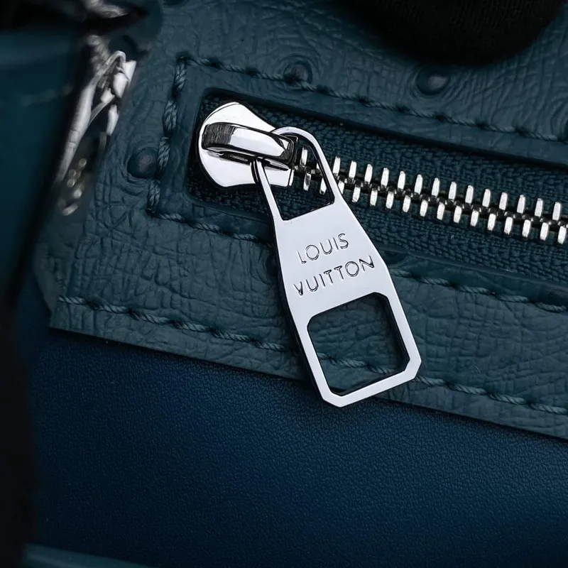 LV N81523 Louis Vuitton Capucines BB Kabelka modro-zelená