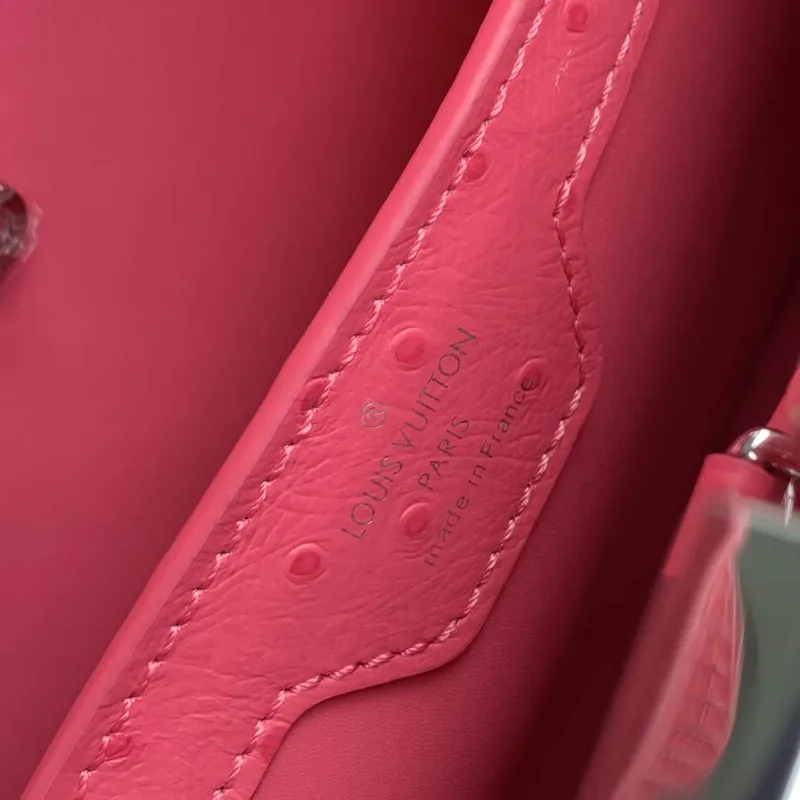 LV N81279 Louis Vuitton Capucines MM Kabelka Švestková