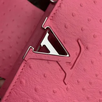 LV N81523 Louis Vuitton Capucines Mini Kabelka Švestková