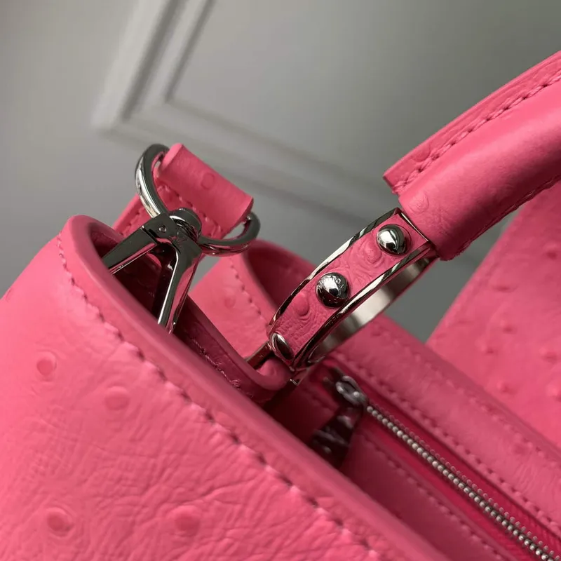 LV N81523 Louis Vuitton Capucines Mini Kabelka Švestková