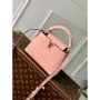 LV N81523 Louis Vuitton Capucines Mini Kabelka Růžová