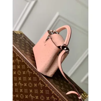 LV N81523 Louis Vuitton Capucines Mini Kabelka Růžová