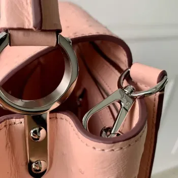 LV N81523 Louis Vuitton Capucines Mini Kabelka Růžová